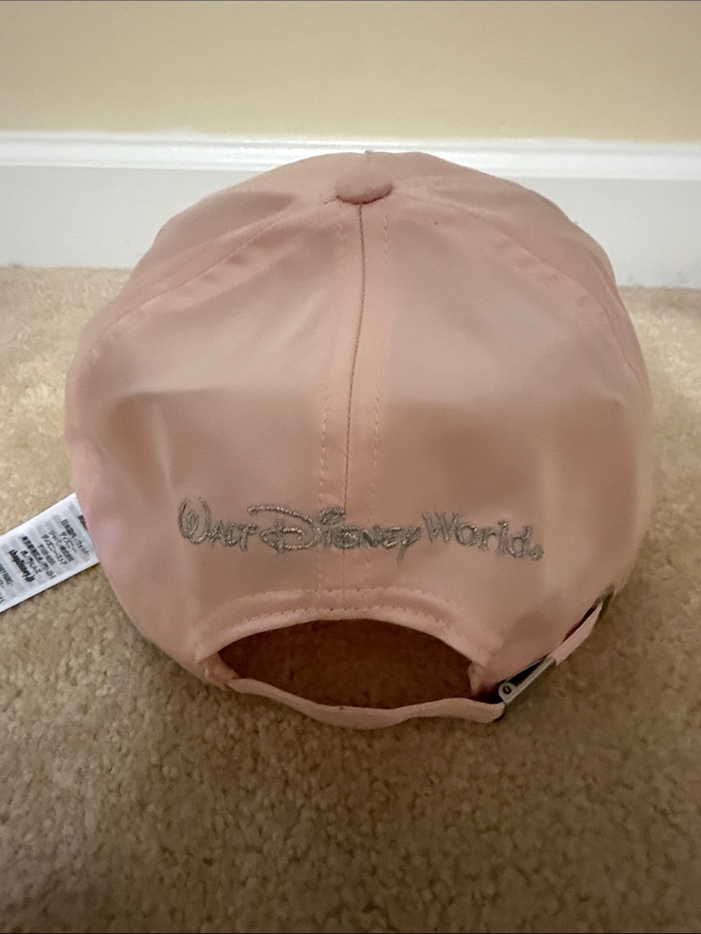 NWT Disney Parks Pink Castle Trucker Hat - Picture 3 of 4